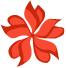 ペーパーアイテムフリー素材「花」